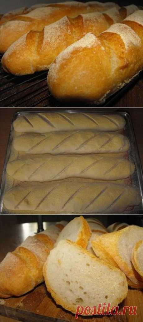 Багеты (Baguette de tradition franзaise sur poolish) : Хлеб, батоны, багеты, чиабатта
