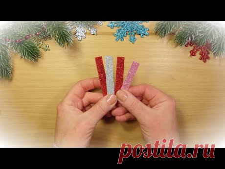 ВЫ ТОЧНО НЕ делали таких новогодних игрушек, шарики из фоамирана 2021🎄 christmas ornaments diycraft