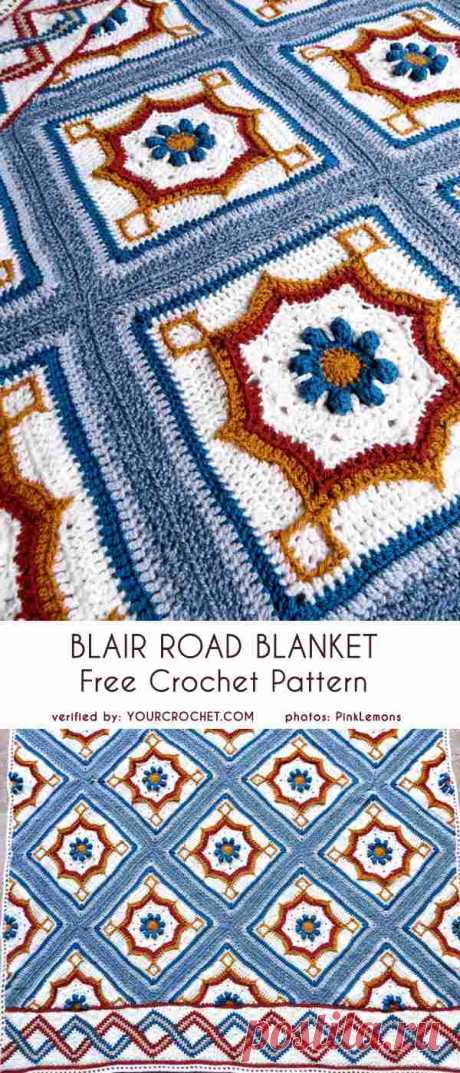 Blair Road Blanket Free Crochet Pattern | Your Crochet