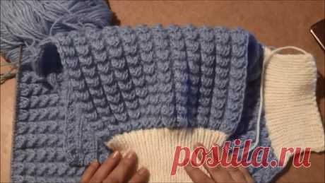 Костюмчик для малыша спицами. Часть 1. suit for baby knitting (1)