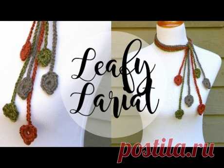 How To Crochet the Leafy Lariat, Episode 347