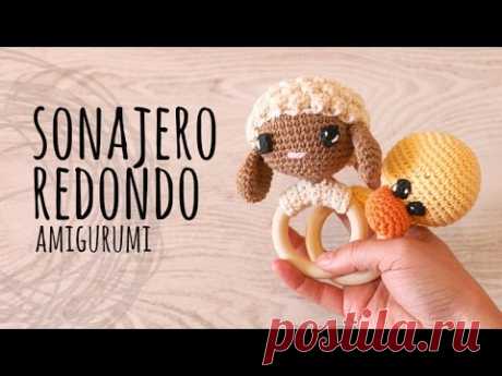 Tutorial Sonajero Amigurumi Ganchillo | Crochet - YouTube