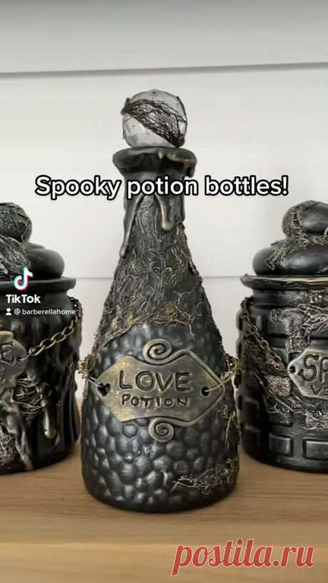 DIY Halloween Potion Bottles