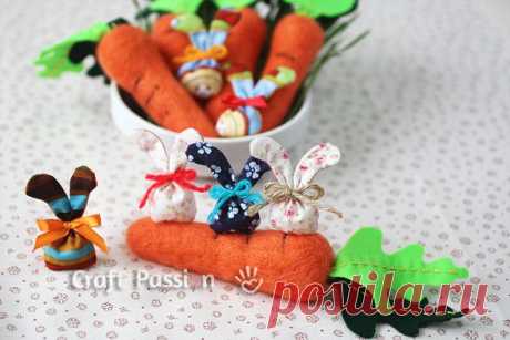 Needle Felted Easter Carrot - Tutorial