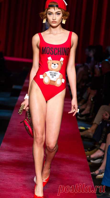 Одежда в стиле куклы показ Moschino весна 2017 - volshebnaya-live