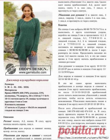 цитата VitushkinaNA : Тёплая туника спицами от DROPS DESIGN (13:03 22-10-2017) [4798531/423562544] - popikovamaria@gmail.com - Gmail