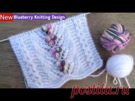 Beautiful &amp; Attractive Leaf bobble Knitting Design | (बिलकुल नया और सबसे सुंदर बुनाई डिजाइन)