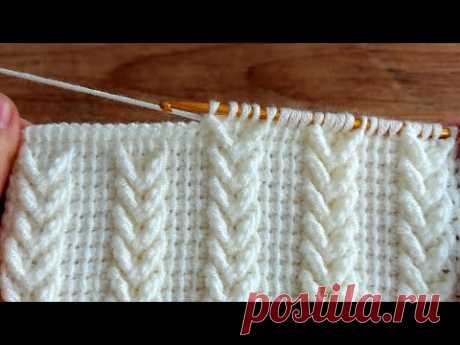 Super Easy Knitting Tunisian Baby Blanket - Tunus işi Muhteşem Battaniye Yelek Örgü Modeli..