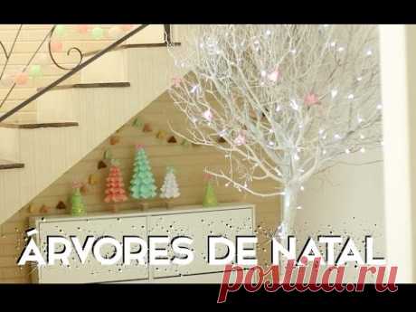 ESPECIAL NATAL #2: DIY árvores de natal - Paula Stephânia