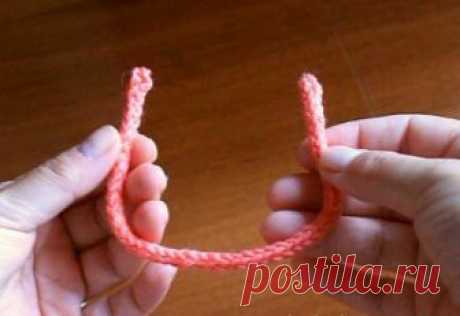 Вязание шнурка на спицах