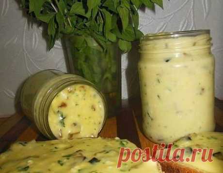 Домашний плавленый сыр с шампиньонами | Эфария