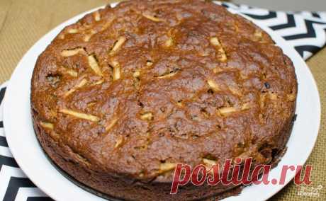 Пирог с яблоками и черносливом - пошаговый кулинарный рецепт на Повар.ру