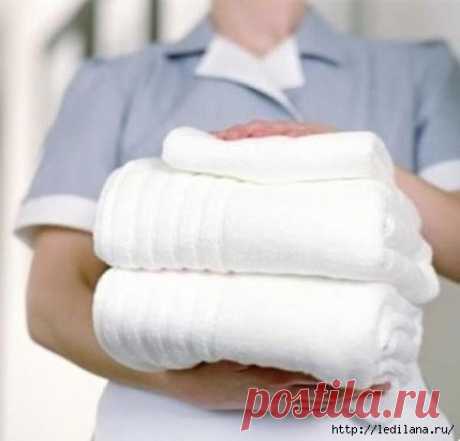 Белоснежные полотенца без кипячения и стиральной машины