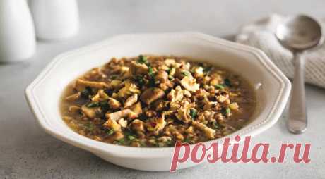 Суп с гречкой и грибами, пошаговый рецепт с фото