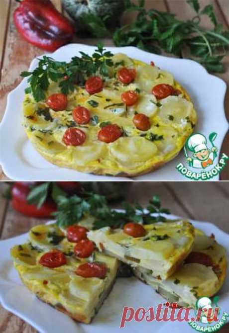 Фриттата с картофелем и овощами в мультиварке - кулинарный рецепт