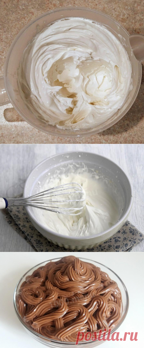 Научитесь готовить эти 3 крема для тортов и пирожных и ваши десерты всегда будут на высоте!