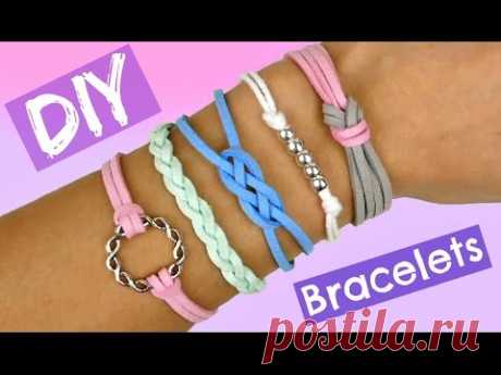 DIY Frendship Bracelets I 5 EASY and Cool Bracelets I Stackable Arm Candy projects