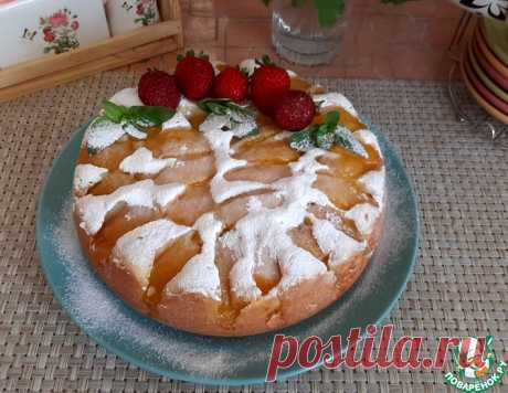 Творожный пирог с персиками в мультиварке – кулинарный рецепт