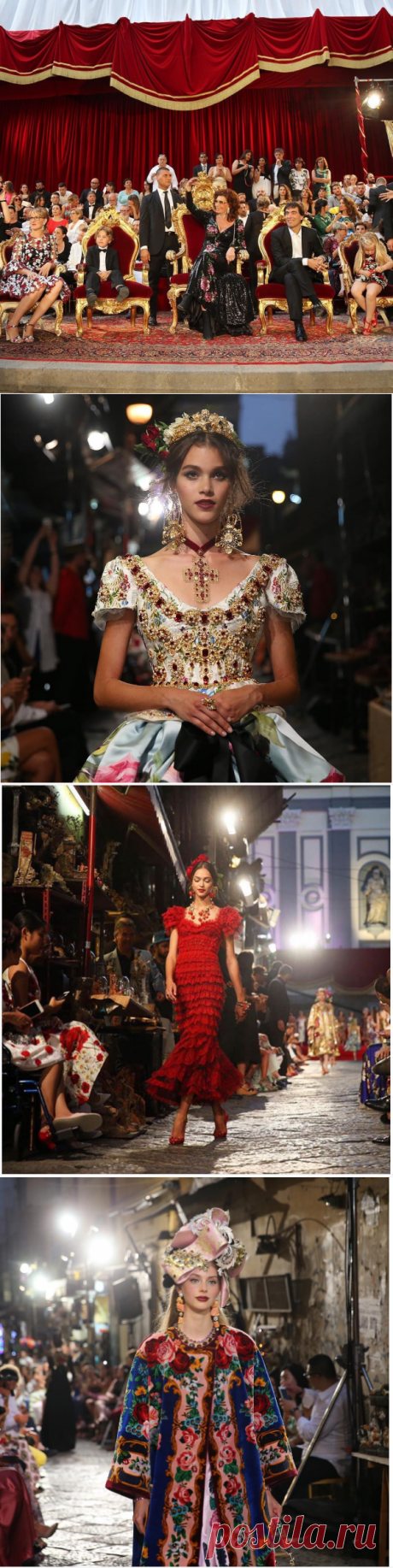 Закрытый показ Dolce &amp; Gabbana Alta Moda в Неаполе
