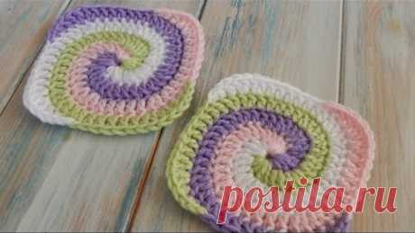 How to Crochet a Spiral Granny Square