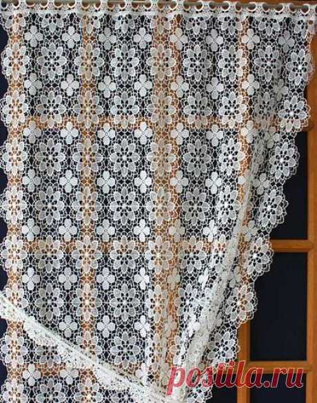 French Macrame Lace Curtains