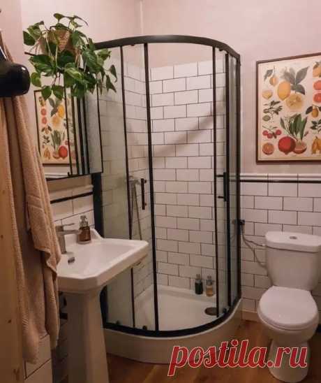 До и после. Дизайнер взялся за маленькую ванную в хрущевке и превратил ее в красивый интерьер - Квартира, дом, дача - медиаплатформа МирТесен