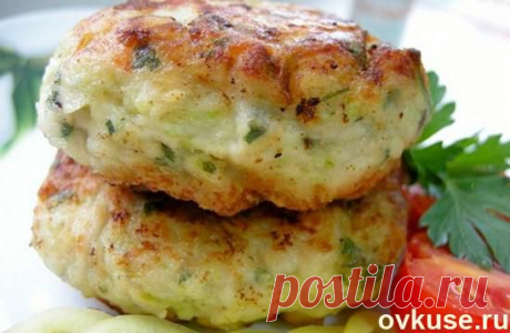 Котлеты из курицы,кабачка и овсяных хлопьев