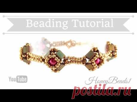 Tilaria Bracelet Easy Beading Tutorial by HoneyBeads1