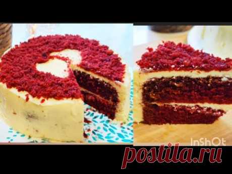 Valentine's Day Special Red Velvet Cake ❤️ #yummy  #redvelvet #cake #valentinesday #viral #trending