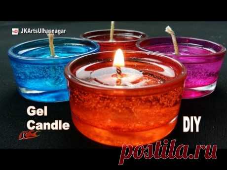 DIY How to make Gel Candles | JK Arts 1089