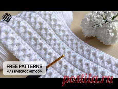 Think You've Seen It All? 😮 Crochet a Very Easy &amp; Unique Baby Blanket Pattern Beginner Friendly