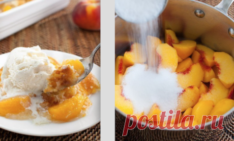 Персиковый пирог: Низкокалорийно, Вкусно и Так По-летнему!