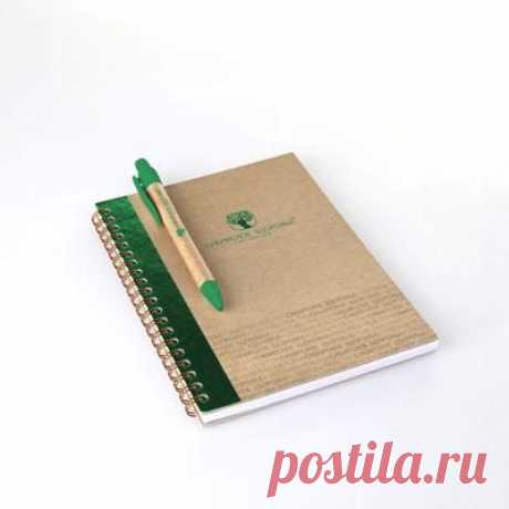 Блокнот + ручка (переработанная бумага) - Корпорация Сибирское здоровье