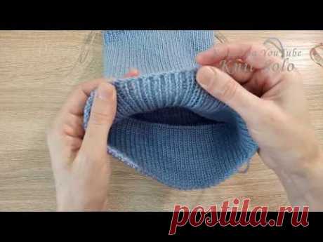 Набор петель, наборный край с изнаночными петлями. Knit Solo