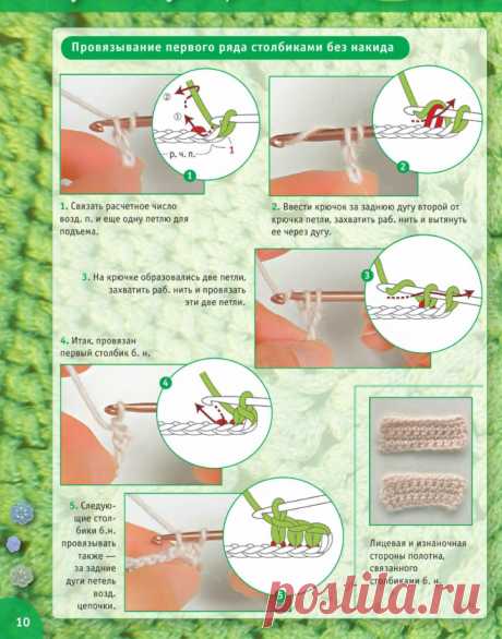 Вязание крючком для начинающих. Супер книга по вязанию крючком пошаговый самоучитель.Более 2000 иллюстраций.Первая часть. - 14 Февраля 2020 - Рукоделие своими руками - "Магия Творчества"-информационный портал.