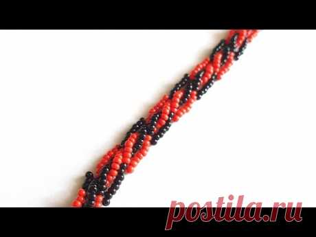 Браслет из бисера/Браслет своими руками/Как сделать браслет/Beaded bracelet/Natali Amapola