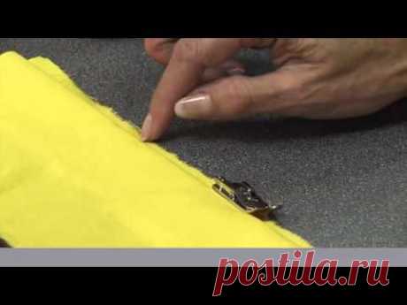 Как сделать потайную строчку на швейной машине