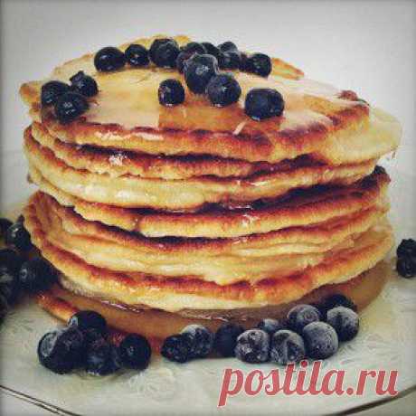 Настоящие американские панкейки (American pancakes) рецепт – завтраки