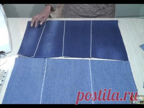 https://www.izzymeimsaab.com When you start using jeans for your projects you will find that seams always are in the way, so I am sharing with you how to cut ...
