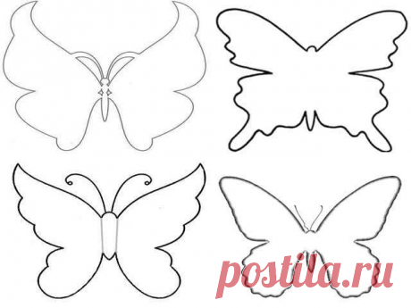 Бабочки своими руками из бумаги на стену - трафареты, инструкция, оформление