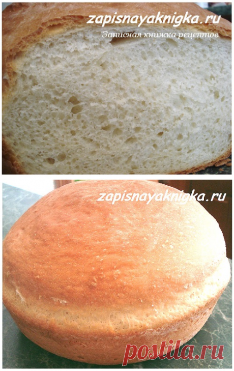 Воздушный белый хлеб в духовке