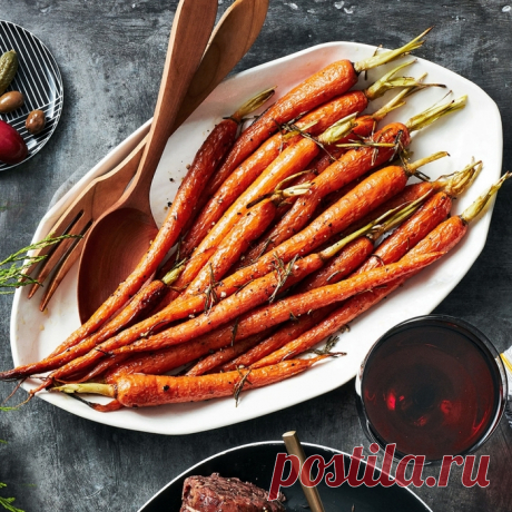 Рецепт моркови запеченной с розмарином