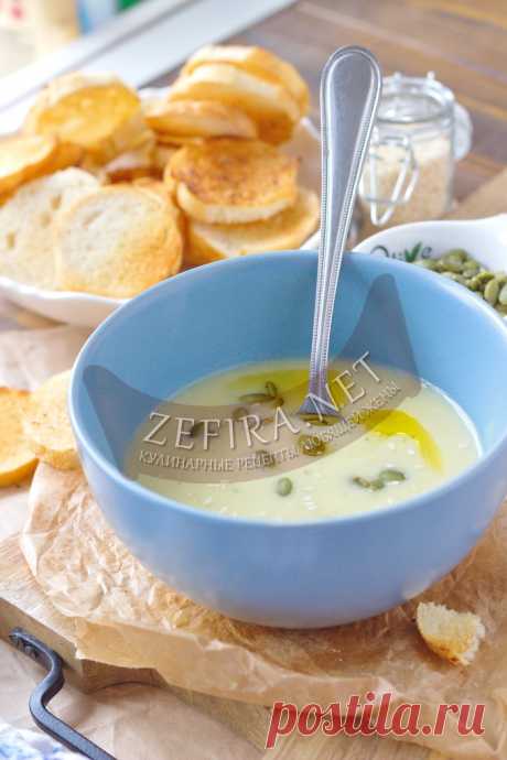 Нежный сливочный суп пюре из кабачков — Кулинарные рецепты любящей жены