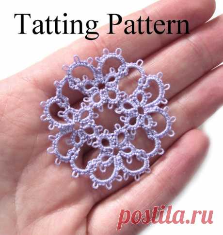 Tatting Pattern PDF Janessa Butterfly Motif by TataniaRosa