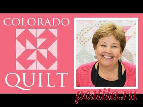 ▶ The Colorado Quilt: Easy Quilting Tutorial with Jenny Doan of Missouri Star Quilt Co - YouTube