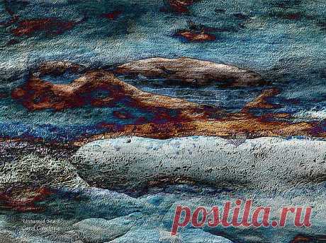 Untamed Sea 2 Mixed Media by Carol Cavalaris - Untamed Sea 2 Fine Art Prints and Posters for Sale