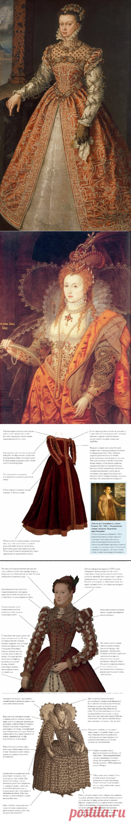 "Читаем" платье времен Елизаветы | Recon - online | Дзен