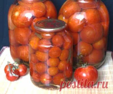 Маринованные помидоры «Десертные» / Простые рецепты