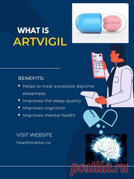 Benefits of Artvigil. FDA approved Artvigil Nootropic for excessive daytime sleepiness due to sleep disorders like sleep apnea, shift work sleep disorder, and narcolepsy. This Nootropic has several other benefits like improving cognition, enhancing mental health, boosting energy level etc. Visit the blog to know more.