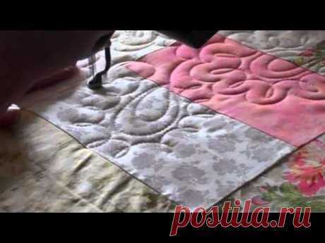 ▶ Loopy Clams Free Motion Quilting - YouTube